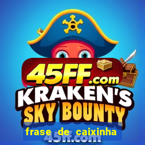 frase de caixinha de natal
